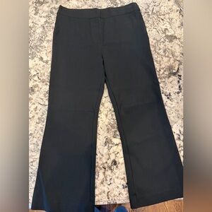 SPANX Black Ankle Cropped Flare Pants